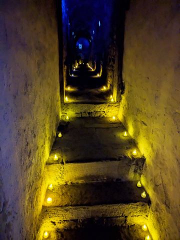 16h Kerzen im Wasserschlösschen